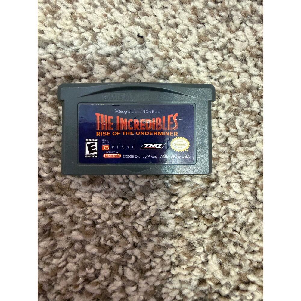 The Incredibles: Rise of the Underminer ( GBA 2005) Authentic not tested